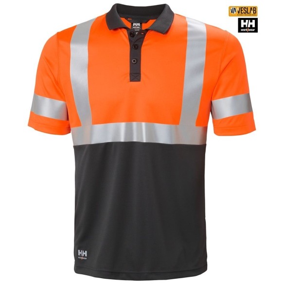 Summer Polo Shirt | High-Vis | Workwear | VESLAB.COM