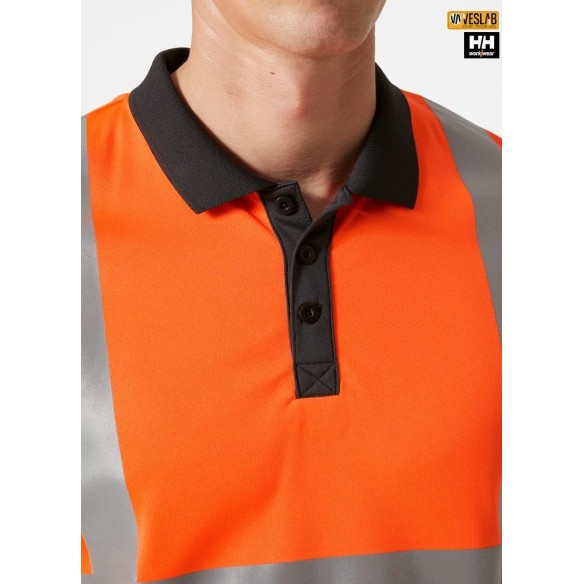 Summer Polo Shirt | High-Vis | Workwear | VESLAB.COM