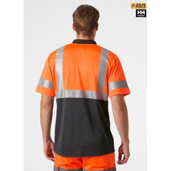 Summer Polo Shirt | High-Vis | Workwear | VESLAB.COM