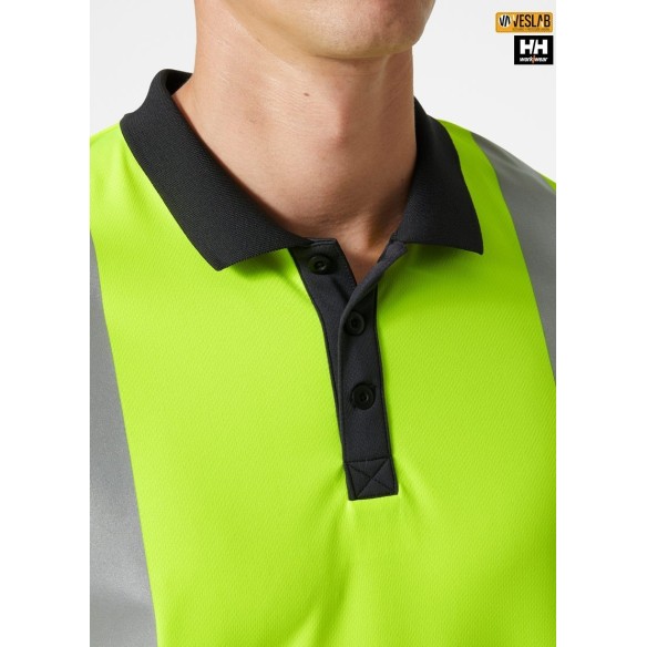 Summer Polo Shirt | High-Vis | Workwear | VESLAB.COM