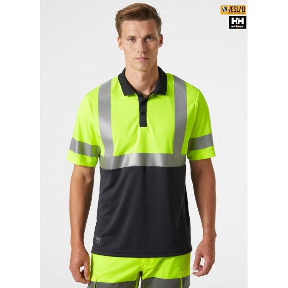 Summer Polo Shirt | High-Vis | Workwear | VESLAB.COM