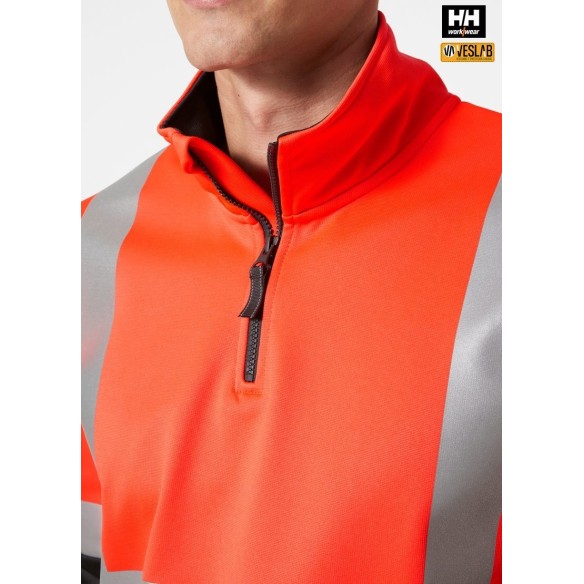 Half Zip Sweatshirt | Helly Hansen Workwear | VESLAB.COM