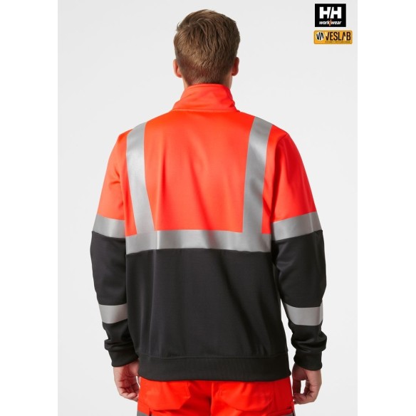Half Zip Sweatshirt | Helly Hansen Workwear | VESLAB.COM