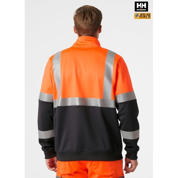 Half Zip Sweatshirt | Helly Hansen Workwear | VESLAB.COM