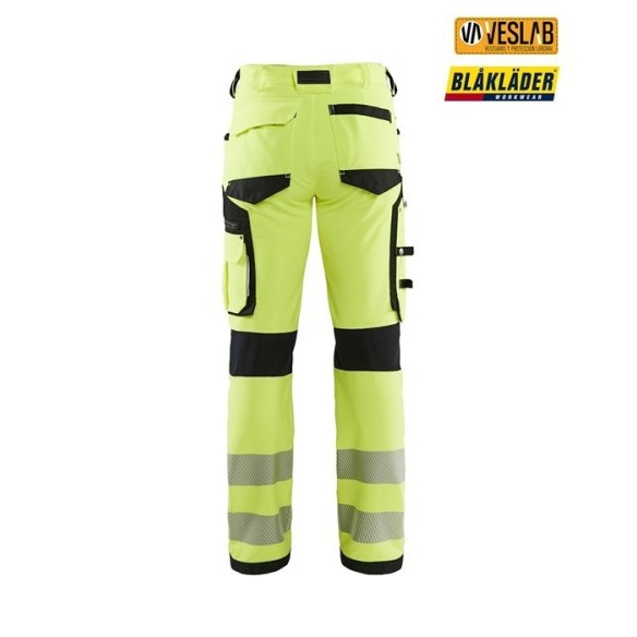 Pantalon élastique haute visibilité | Vêtements de travail | Blaklader | VESLAB