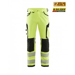 pantalón alta visibilidad elástico 4 direcciones sin bolsillos para clavos 6