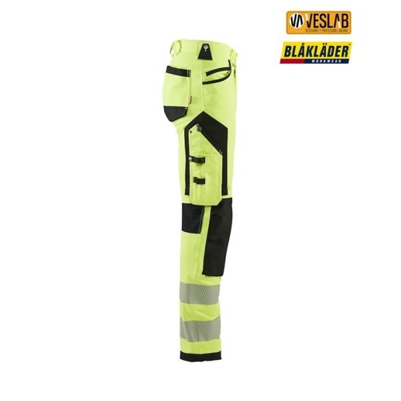 Pantalon élastique haute visibilité | Vêtements de travail | Blaklader | VESLAB
