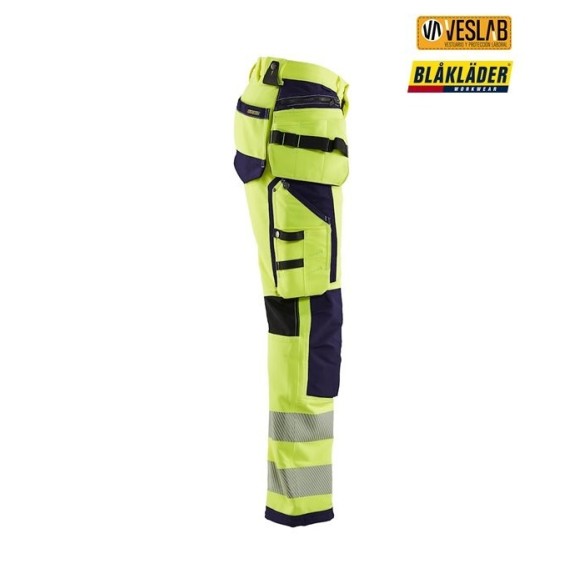 High Visibility 4-Way Stretch Trouser | Blacklader | VESLAB.COM