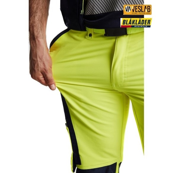Pantalons Alta Visibilitat Elàstic 4 Adreces | Blaklader | VESLAB.COM