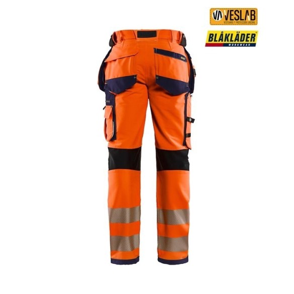 Pantalons Alta Visibilitat Elàstic 4 Adreces | Blaklader | VESLAB.COM