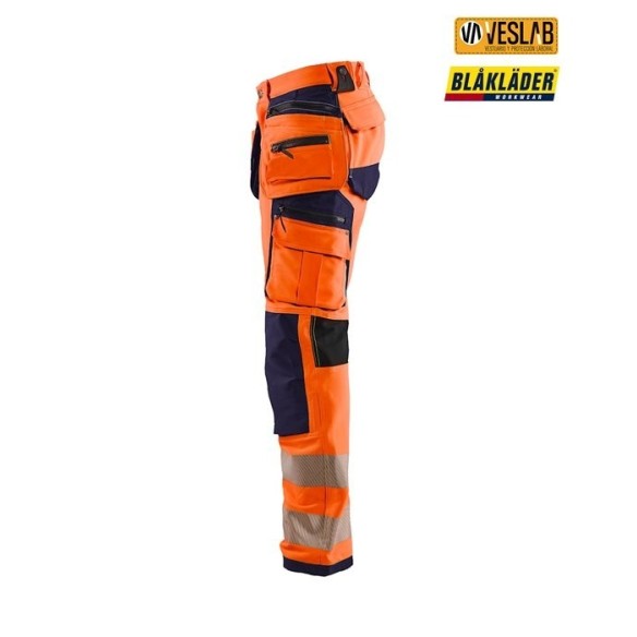 High Visibility 4-Way Stretch Trouser | Blacklader | VESLAB.COM