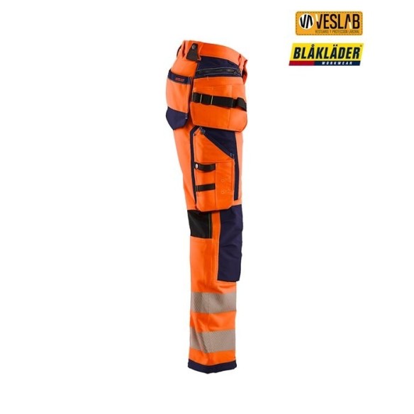 Pantalons Alta Visibilitat Elàstic 4 Adreces | Blaklader | VESLAB.COM