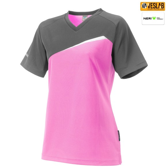 Samarreta Tècnica Identity Lady | Roba laboral | Neri | VESLAB.COM