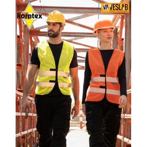 Mesh Vest | High Visibility | Korntex | VESLAB.COM