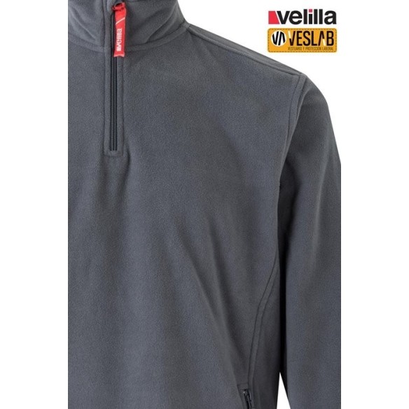 FLEECE JAQUET CENTRAL HALF ZIPPER