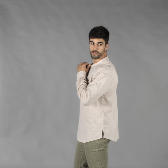 Chemise col mao Lin / Coton