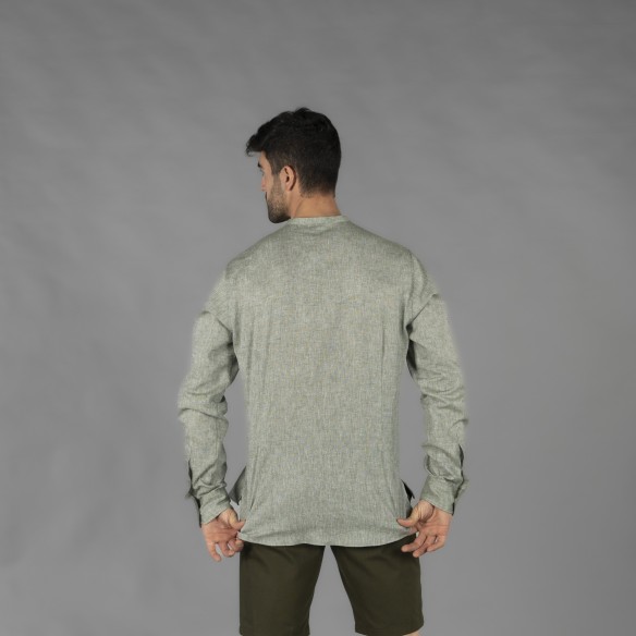 Chemise col mao Lin / Coton