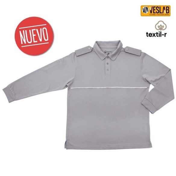 Polo de Màniga Llarga | Roba de Treball | Textil-R | VESLAB.COM