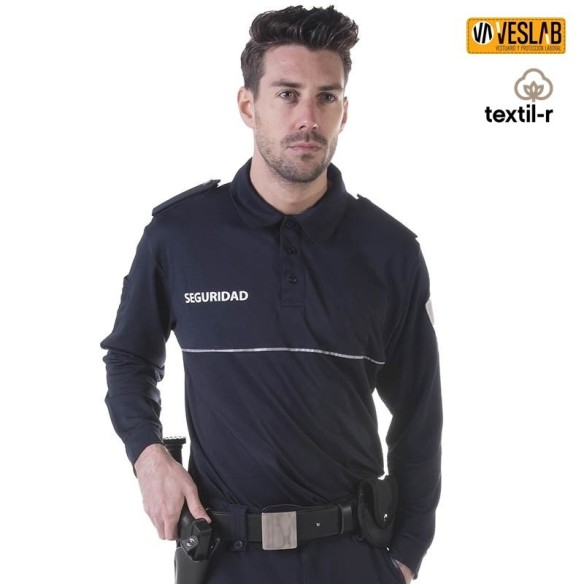 Long Sleeve Polo | Work Clothes | Textil-R | VESLAB.COM