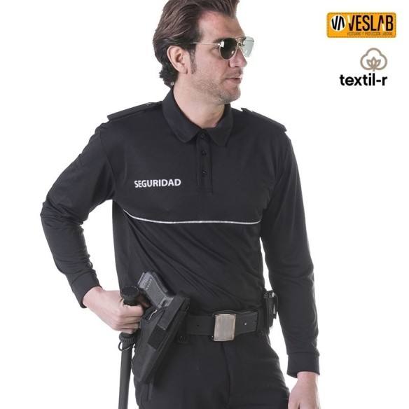Polo à manches longues | Vêtements de travail | Textil-R | VESLAB.COM