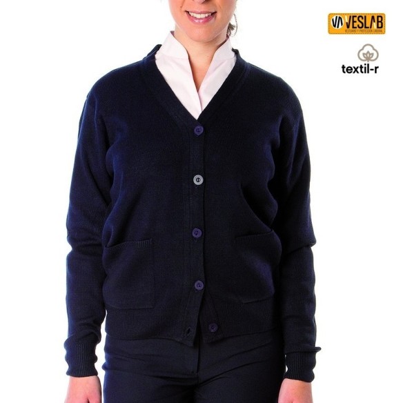 Lady Knitted Jacket | Work Clothes | Textil-R | VESLAB.COM