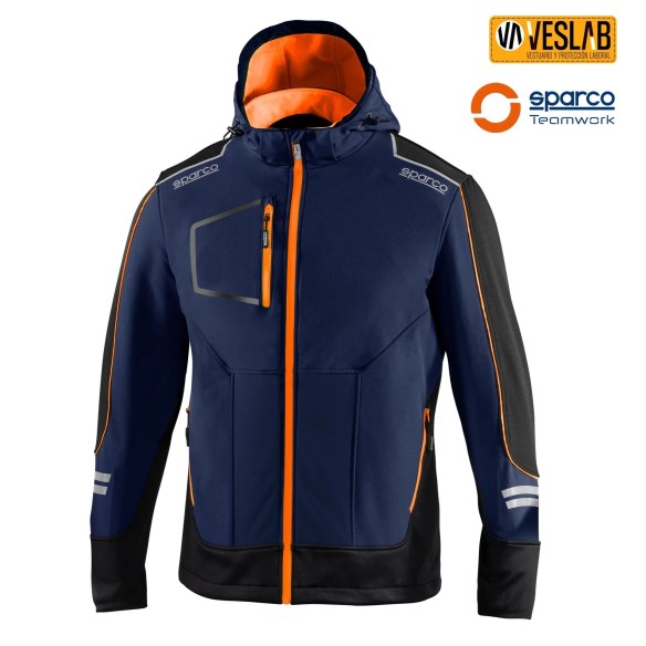 Soft-Shell Jacket | Work clothes | Sparco Teamwork | VESLAB.COM