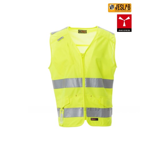 GILET HAUTE VISIBILITÉ AVEC POCHETTES