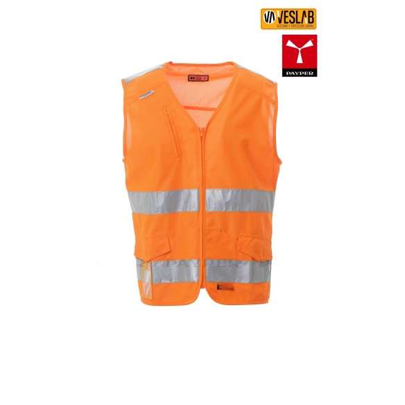 GILET HAUTE VISIBILITÉ AVEC POCHETTES