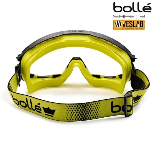 gafa panoramica bolle safety universal goggle yellow 2