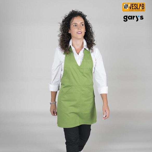Apron with Neckline and Front Pocket | Gary's | VESLAB.COM