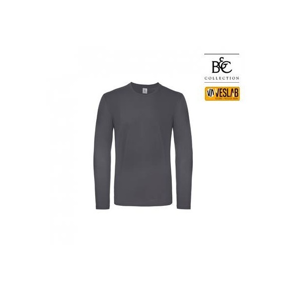 camiseta hombre manga larga 100% algodon 12