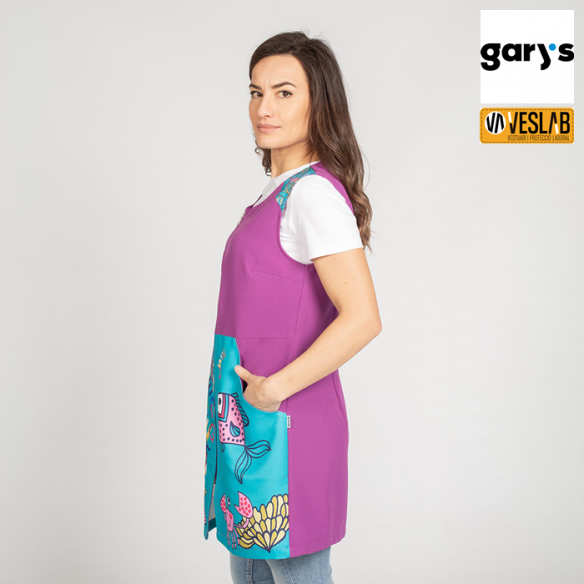 Ocean Sleeveless gown