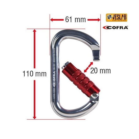 Connector Ligam Triple | Sistemes Anticaiguda | Cofra | VESLAB.COM