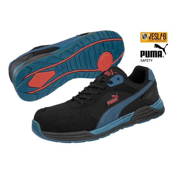 Frontside BLK/BLEU Low Chaussures | Sécurité | Puma Safety | VESLAB.COM