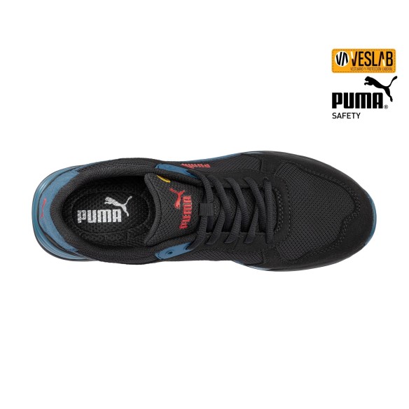 Frontside BLK/BLEU Low Chaussures | Sécurité | Puma Safety | VESLAB.COM