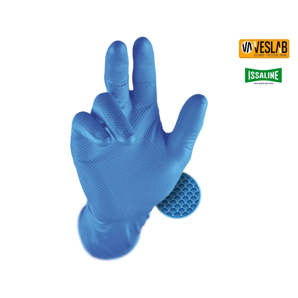 Gants Grippaz Bleus | Gants de travail | Issa Line | VESLAB.COM