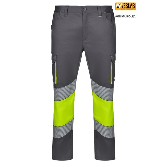 Two-tone Stretch Pants | High Visibility | Velilla | VESLAB.COM