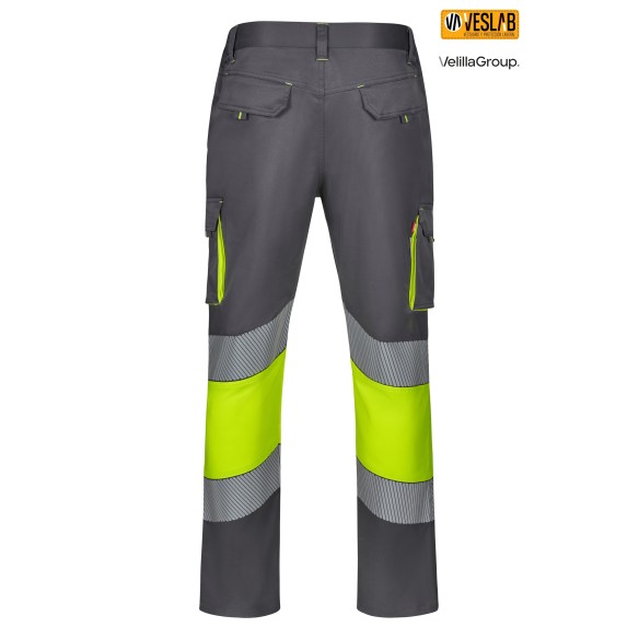 Two-tone Stretch Pants | High Visibility | Velilla | VESLAB.COM