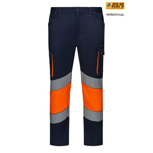 Two-tone Stretch Pants | High Visibility | Velilla | VESLAB.COM