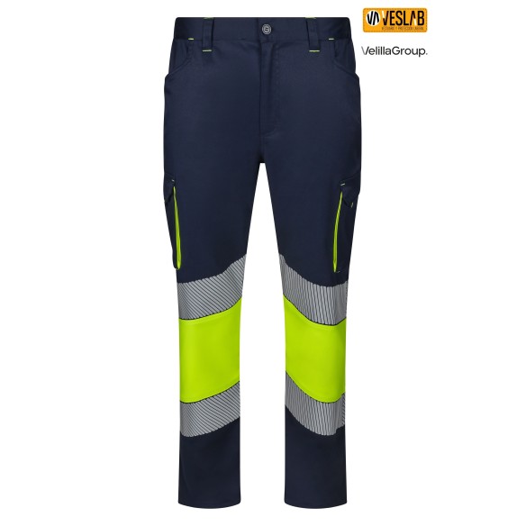 Two-tone Stretch Pants | High Visibility | Velilla | VESLAB.COM