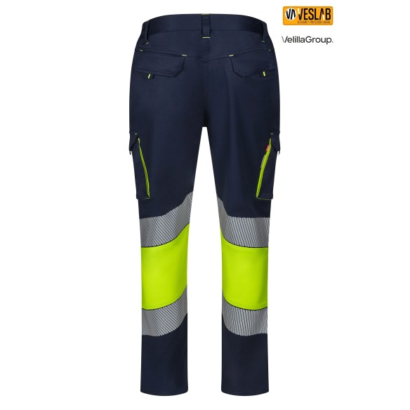 Two-tone Stretch Pants | High Visibility | Velilla | VESLAB.COM