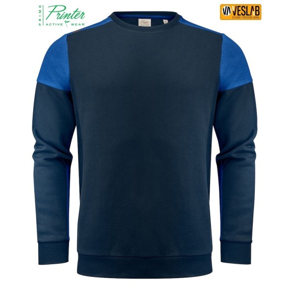 Dessuadora Bicolor Unisex | Roba de Treball | Printer Prime | VESLAB.COM