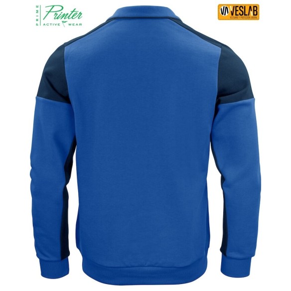 Two-tone Sweater Polo | Work Clothes | Printer Prime | VESLAB.COM