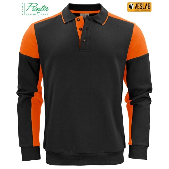 Polo Suèter Bicolor | Roba de Treball | Printer Prime | VESLAB.COM