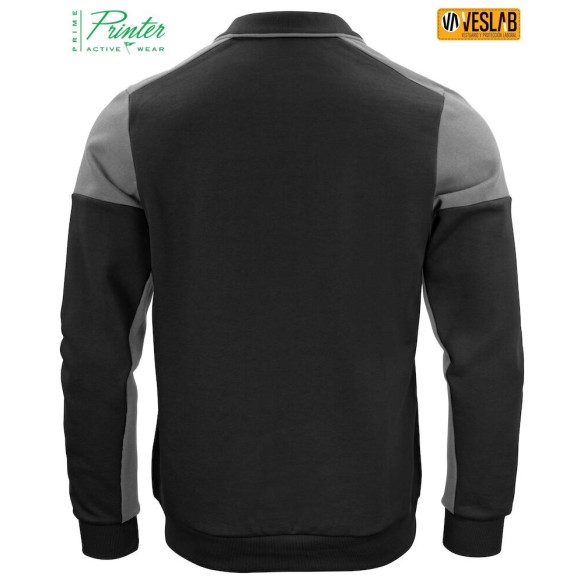 Two-tone Sweater Polo | Work Clothes | Printer Prime | VESLAB.COM