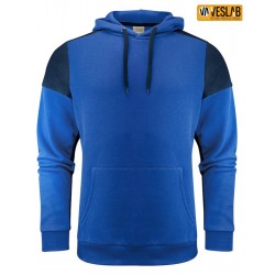 sudadera bicolor capucha printer prime