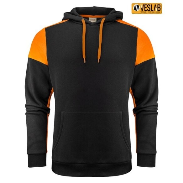 Sweat-shirt capouche unisexe bicolore | Vêtements de travail | Printer Prime | VESLAB.COM