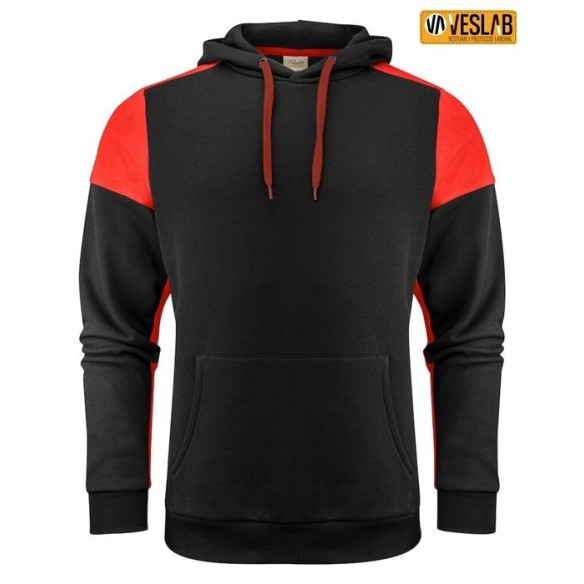 Sweat-shirt capouche unisexe bicolore | Vêtements de travail | Printer Prime | VESLAB.COM