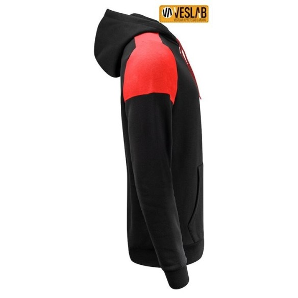 Sweat-shirt capouche unisexe bicolore | Vêtements de travail | Printer Prime | VESLAB.COM