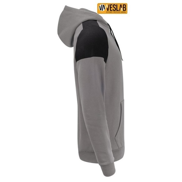 sudadera bicolor capucha printer prime